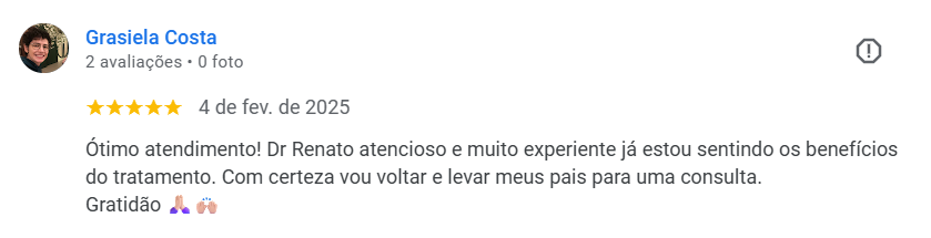 Depoimento de paciente Graziela
