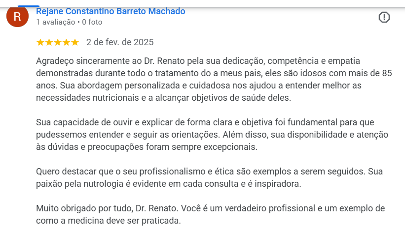 Depoimento de paciente Rejane